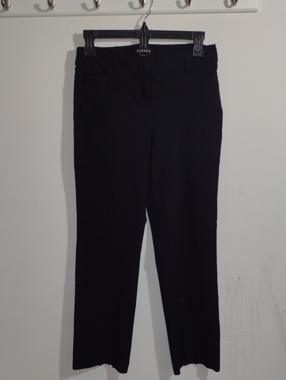 George Black Straight-Leg Women's Pants